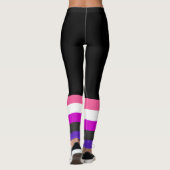 Genderfluïde vlag leggings (Achterkant)
