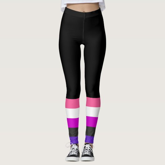 Genderfluïde vlag leggings (Voorkant)