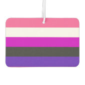 Genderfluïde vlag luchtverfrisser (Achterkant)