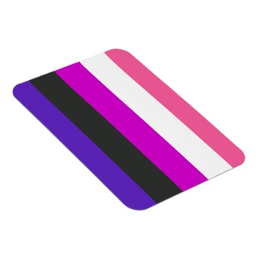 Genderfluïde vlag magneet (Rechterzijde)