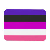 Genderfluïde vlag magneet (Horizontaal)