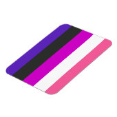 Genderfluïde vlag magneet (Linkerzijde)