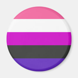 Genderfluïde vlag magneet