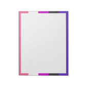 Genderfluïde vlag notitieblok (Linkerzijde)