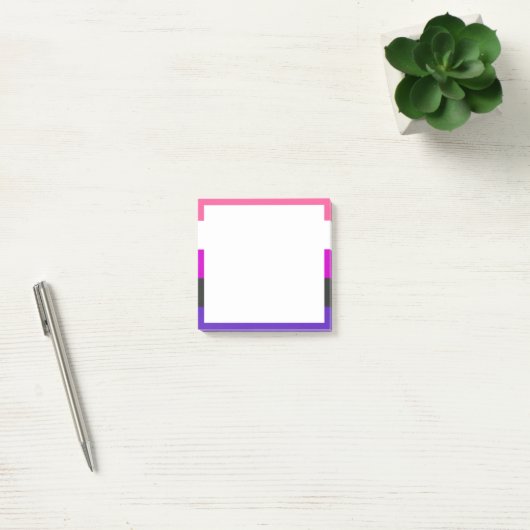 Genderfluïde vlag post-it® notes (Kantoor)