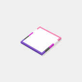 Genderfluïde vlag post-it® notes (Schuin)