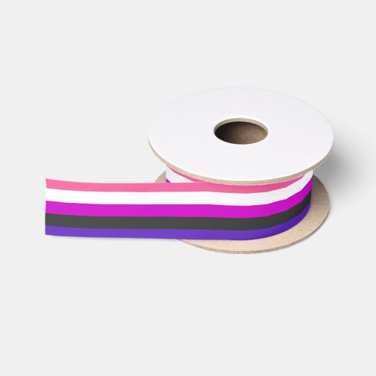 Genderfluïde vlag satijnen lint (Spoel)