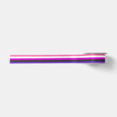 Genderfluïde vlag satijnen lint (Voorkant)