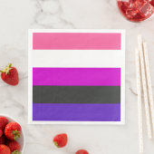 Genderfluïde vlag servet (Insitu)