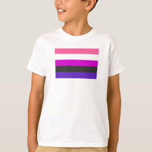 Genderfluïde vlag t-shirt