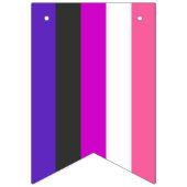 Genderfluïde vlag vlaggetjes (Derde vlag)