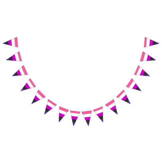 Genderfluïde vlag vlaggetjes (Alle)