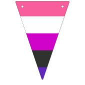 Genderfluïde vlag vlaggetjes (Derde vlag)