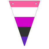 Genderfluïde vlag vlaggetjes (Tweede vlag)