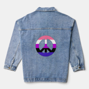 Genderfluidity Pride vlag Denim Jacket