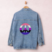 Genderfluidity Pride vlag Denim Jacket (Hangar)