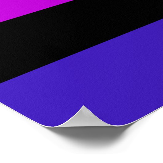 Genderfluidity Pride vlag Poster (Hoek)