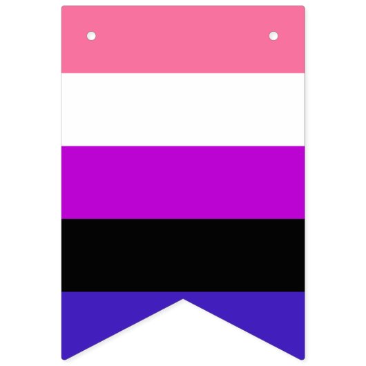 Genderfluidity Pride vlag Vlaggetjes (Tweede vlag)