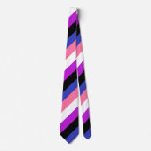 Genderfluor Colors Krawatte Stropdas (Voorkant)