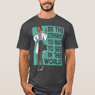 Gendergelijkheid in natuurwetenschappelijke onders t-shirt