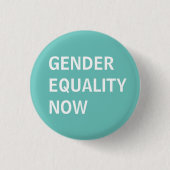 Gendergelijkheid nu ronde button 3,2 cm (Voorkant)