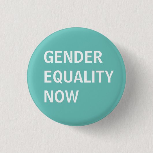 Gendergelijkheid nu ronde button 3,2 cm (Voorkant)