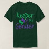 Gendergelijkheid onthullen Paars en groen - Houder T-shirt (Design voorkant)