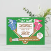 Gendergelijkheid Uitnodiging Baseball-sport (Staand voorkant)