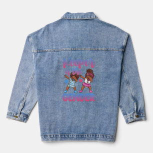 Gendergelijkheid voor de partijhouder denim jacket