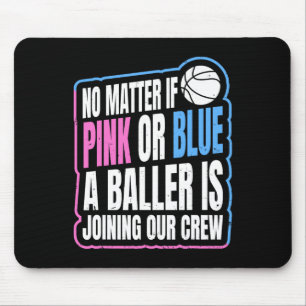 Gendergerelateerd citaat voor een Basketball-spele Muismat
