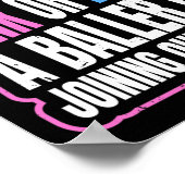 Gendergerelateerd citaat voor een Basketball-spele Poster (Hoek)