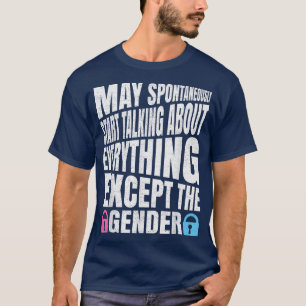 Gendergerelateerd citaat voor een houder van het g t-shirt