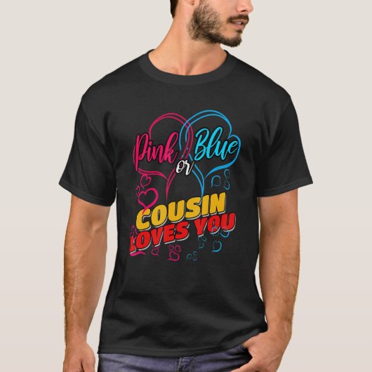 Gendergerelateerd team Baby shower roze T-shirt (Voorkant)