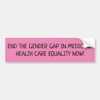 genderkloof bumpersticker