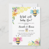 Genderkwesties bij bijen onthullen uitnodiging (Voorkant)