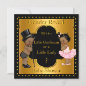 Genderkwesties onthullen Baby shower Boy of Girl E Kaart (Voorkant)