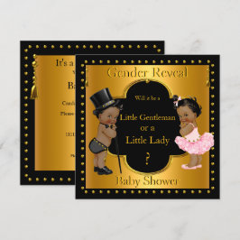 Genderkwesties onthullen Baby shower Boy of Girl E Kaart