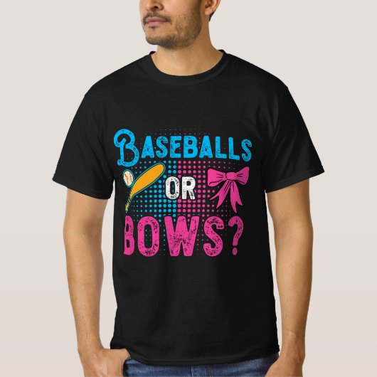 Genderkwesties onthullen Baseball Quote voor een h T-shirt (Voorkant)