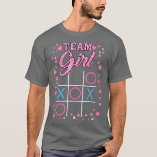 Genderkwesties onthullen Mannen van team van Baby T-shirt