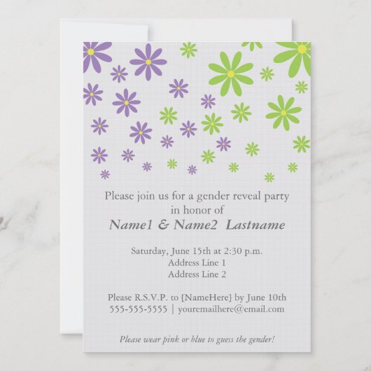 Genderkwesties uitnodiging (Achterkant)