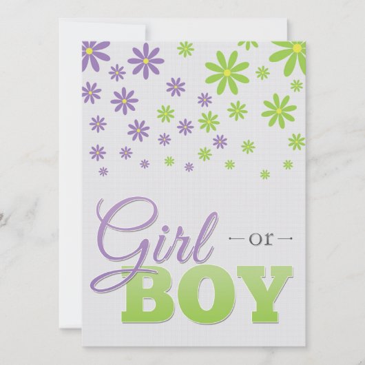 Genderkwesties uitnodiging (Voorkant)