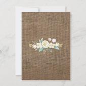 Genderloze Baptisme bedankt je kaartje, Boy Girl T (Achterkant)