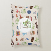 Genderneutraal  Baby kinderspeelgoedpatroon Accent Kussen (Voorkant(Verticaal))