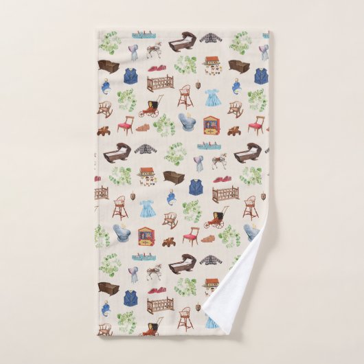 Genderneutraal  Baby kinderspeelgoedpatroon Bad Handdoek (Handdoek)