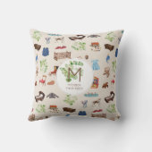 Genderneutraal  Baby kinderspeelgoedpatroon Kussen (Achterkant)