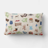 Genderneutraal  Baby kinderspeelgoedpatroon Kussen (Voorkant)
