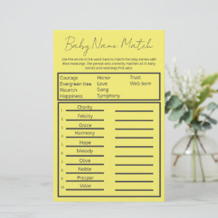 Genderneutraal Baby shower Baby naam wedstrijd spe