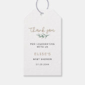 Genderneutraal Baby shower Bedankt Cadeaulabel (Voorkant)