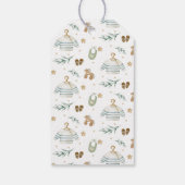 Genderneutraal Baby shower Bedankt Cadeaulabel (Achterkant)