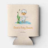 Genderneutraal Baby shower Blikjeskoeler (Achterkant)